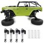 Que-T 4pcs Metal Shock Absorber Damper for 1: 24 Axial SCX24 AXI90081 RC Crawler Car Upgrade Parts