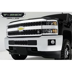 T-Rex 6721221 X-Metal Black Overlay Bumper for Chevrolet Silverado HD