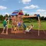 Beach Front All Cedar Wooden Swing Set Beach Front All Cedar Wooden Swing Set