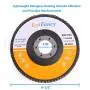 4.5 Inch Flap Discs by LotFancy - 20PCS 40 60 80 120 Grit Assorted Sanding Grinding Wheels, Aluminum Oxide Abrasives, Type #27 4.5 Inch Flap Discs by LotFancy - 20PCS 40 60 80 120 Grit Assorted Sanding Grinding Wheels, Aluminum Oxide Abrasives, Type #27