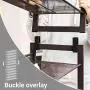 SONGMICS 12-Tier Shoe Rack, Set of 2 Stackable 6-Tier Shoe Organizers, 48-60 Pairs of Shoes, Large Capacity, Metal Mesh Shoe Shelf Storage, Adjustable Flat or Angled Shelves, Bronze ULMR12A