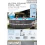 Intex 18ft X 52in Ultra Frame Pool Set with Sand Filter Pump, Ladder, Ground Cloth & Pool Cover
