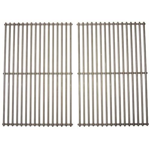 Music City Metals 536S2 Stainless Steel Wire Cooking Grid Replacement for Select Gas Grill Models by Broil King, Broil-Mate and Others, Set of 2