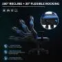 YITAHOME Gaming Chair Big and Tall Heavy Duty 400lbs Ergonomic Video Game Chair Racing Style High Back Office Computer Chair with Headrest and Lumbar Support,Blue YITAHOME Gaming Chair Big and Tall Heavy Duty 400lbs Ergonomic Video Game Chair Racing Style High Back Office Computer Chair with Headrest and Lumbar Support,Blue