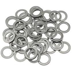 Maxmoral 50PCS 5x8x0.5mm Metal washers Round Washer for RC Cars Replacement of Part 1985