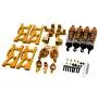 lahomia Metal Upgrade Parts Fits for Wltoys 144001 1/14 - Shock Absorbers & Front Rear Steering Arm & C Carrier - Golden lahomia Metal Upgrade Parts Fits for Wltoys 144001 1/14 - Shock Absorbers & Front Rear Steering Arm & C Carrier - Golden