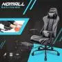 Homall Gaming Chair Computer Office Chair Ergonomic Desk Chair with Footrest Racing Executive Swivel Chair Adjustable Rolling Task Chair (Gray) Homall Gaming Chair Computer Office Chair Ergonomic Desk Chair with Footrest Racing Executive Swivel Chair Adjustable Rolling Task Chair (Gray)