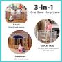 Toddleroo by North States 3 in 1 Metal Superyard: 144'' long extra wide baby gate, barrier or play yard. Hardware or freestanding. 6 panels, 10 sq.ft. enclosure (30'' tall, Beige) Toddleroo by North States 3 in 1 Metal Superyard: 144'' long extra wide baby gate, barrier or play yard. Hardware or freestanding. 6 panels, 10 sq.ft. enclosure (30'' tall, Beige)