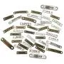 100g Craft Supplies Mixed Words Letters Connector Pendants Beads Charms Pendants for Crafting, Jewelry Findings Making Accessory for DIY Necklace Bracelet (M086) 100g Craft Supplies Mixed Words Letters Connector Pendants Beads Charms Pendants for Crafting, Jewelry Findings Making Accessory for DIY Necklace Bracelet (M086)