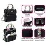 Everything Mary Deluxe Black & Floral Scrapbook Carrying Storage Tote - Compatible with Standard IRIS Boxes – Portable Travel Craft Bag with Handle & Shoulder Strap for Pages, Paper Everything Mary Deluxe Black & Floral Scrapbook Carrying Storage Tote - Compatible with Standard IRIS Boxes – Portable Travel Craft Bag with Handle & Shoulder Strap for Pages, Paper