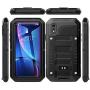 Beasyjoy iPhone XR Metal Case Heavy Duty Built-in Screen Full Body Protective Waterproof Shockproof Tough Rugged Hybrid Military Grade Defender Outdoor(Black)