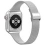 Compatible with Apple Watch Bands 38mm 40mm 42mm 44mm, Stainless Steel Metal Mesh Wristband Loop Replacement Band for Women Men Iwatch Series 6 5 4 3 2 1 with Gift Package (Silver, 38mm/40mm)