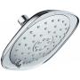 AquaDance Pressure 3-Function Giant 7.3-Inch Designer Rain Shower Head w/High Pulsating Massage & Whisper-Quiet(TM) Technology More Power-Less Noise/Brass Metal Connection Nut, Anti-Clog Jets, Chrome