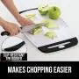 Gorilla Grip Original Oversized Cutting Board, 3 Piece, Perfect for the Dishwasher, Juice Grooves, Larger Thicker Boards, Easy Grip Handle, Non Porous, Extra Large, Kitchen, Set of 3, Black Gorilla Grip Original Oversized Cutting Board, 3 Piece, Perfect for the Dishwasher, Juice Grooves, Larger Thicker Boards, Easy Grip Handle, Non Porous, Extra Large, Kitchen, Set of 3, Black