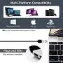 USB PC Microphone, Computer Recording Condenser Cardioid Mic with Mute Button & LED Indicator for Laptop, Mac, PS4 - Voice Recording, Podcasting, Skype, YouTube, Games, Streaming (JV603-Black)