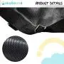 SkyBound Replacement Trampoline Mat, Fits 12ft Frames w/Spring Tool and Durable V-Rings, Bounce Safely with Extra Rows of Stitching