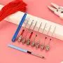 15 Pieces Cross Stitch Set Includes Embroidery Punch Needle Seam Ripper Scissors Threader Thimble Pipe for Cross Stitch Craft Supplies 15 Pieces Cross Stitch Set Includes Embroidery Punch Needle Seam Ripper Scissors Threader Thimble Pipe for Cross Stitch Craft Supplies