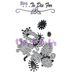 Dies to die for Metal Craft Cutting die - Germs - Virus Structure - Size in Description