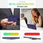 Moto G7 Power Phone Case,Moto G7 Supra Case with HD Screen Protector,Gritup 360 Degree Rotating Metal Ring Holder Kickstand Armor Anti-Scratch Bracket Cover Phone Case for Motorola G7 Power Purple