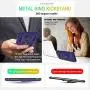 Moto G7 Power Phone Case,Moto G7 Supra Case with HD Screen Protector,Gritup 360 Degree Rotating Metal Ring Holder Kickstand Armor Anti-Scratch Bracket Cover Phone Case for Motorola G7 Power Purple