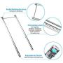 Grill Parts for Weber Spirit 500, Spirit 500LX, Genesis Silver A Gas Grills, 164666, 3033610, 3610, 8166027#7507 Stainless Steel Grill Burner Pipe Tube Replacement Part