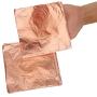 Shappy 100 Pieces Imitation Leaf for Gilding Crafting, Arts Project, Furniture Decoration, 5.5 by 5.5 Inches (Rose Gold)