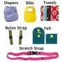 KAM Snaps Starter Fasteners Kit -360pcs Snap Size 20 + Pliers for Crafts Clothing