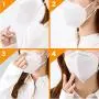 Metal Bridge Nose Strip for Masks, Self Adhesive Aluminum Nose Bridge for Mask, Aluminum Metal Flat Strips Straps Adjustable Nose Clips Wire for DIY Face Mask Making Accessories for Sewing Crafts
