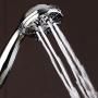 AquaDance High Pressure 6-Setting 3.5'' Chrome Face Handheld Shower with Hose for the Ultimate Shower Experience! Officially Independently Tested to Meet Strict US Quality & Performance Standards!