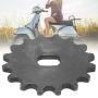 Alomejor Chain Sprocket Gear Electric Scooter Motor Engine 16 Tooth Sprocket Metal Chain Wheel for 12X17mm