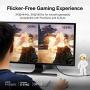 DisplayPort Cable, iVANKY DP Cable 6.6ft/2M, [4K@60Hz, 2K@144Hz, 2K@165Hz], Nylon Braided High Speed DisplayPort 1.2 Cable, Compatible for Gaming Monitor, TV, PC, Laptop and More