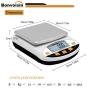 Bonvoisin Lab Scale 2000gx0.01g Digital Precision Analytical Balance 10mg High Precision Electronic Balance Jewelry Scale Kitchen Scale Scientific Scale Laboratory Scale Balance (2000gx0.01g)