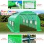 BenefitUSA GH052 Larger Hot Green House 20X10X7 Walk in Outdoor Plant Gardening Greenhouse