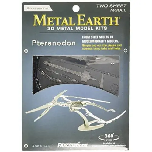 Fascinations Metal Earth Pteranodon Skeleton 3D Metal Model Kit Fascinations Metal Earth Pteranodon Skeleton 3D Metal Model Kit