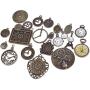 BronaGrand 20pcs Mixed Antiqued Bronze Charms Clock Face Charm Pendant, DIY Crafts, Gears, Jewelry Making, Steampunk Pendants