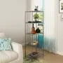 Function Home 5 Tier Wire Shelving Metal Storage Rack Shelving Unit Storage Shelf Pantry Food Shelf Plant Shelves for Kitchen Living Room Office Garage in Grey Function Home 5 Tier Wire Shelving Metal Storage Rack Shelving Unit Storage Shelf Pantry Food Shelf Plant Shelves for Kitchen Living Room Office Garage in Grey