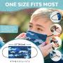 Blue Camo Face Mask for Kids (50 Pack) - Kids Face Mask Boys Designed with Comfortable Earloops & Adjustable Metal Nose Strip, Premium 3-PLY Disposable Boys Face Mask for Indoor and Outdoor Use