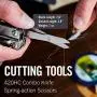 LEATHERMAN, Wingman Multitool with Spring-Action Pliers and Scissors, Built in the USA, Stainless Steel with Nylon Sheath LEATHERMAN, Wingman Multitool with Spring-Action Pliers and Scissors, Built in the USA, Stainless Steel with Nylon Sheath