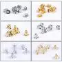 Earring Backs 10 Styles Earring Accessories Safety Bullet Earring Clutch Hypoallergenic 1040 Pieces (10 Styles) Earring Backs 10 Styles Earring Accessories Safety Bullet Earring Clutch Hypoallergenic 1040 Pieces (10 Styles)