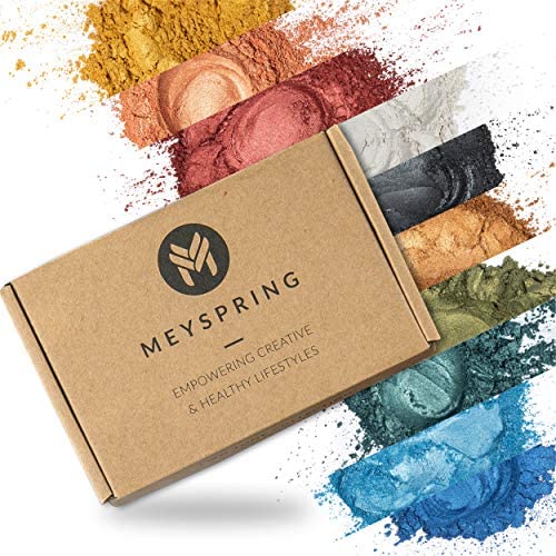 MEYSPRING Two Tone Collection - Epoxy Resin Color Pigment - Mica Powder Set 100g