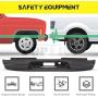 Perfit Liner New Replacement Parts Rear Black Step Bumper Assembly With Brackets Pads Lamps Compatible With CHEVROLET/GMC SIlverado Sierra Pickup 1500 2500 3500 HD Fleetside GM1103141 12473001-PFM