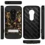 Moto E5 Play / E5 Cruise Case, Evocel [Explorer Series Pro] Premium Full Body Case with Glass Screen Protector, Belt Clip, Metal Kickstand for Motorola Moto E5 Cruise/Moto E5 Play, Camouflage