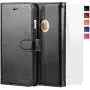OCASE iPhone 6S Case [Screen Protector Included] Leather Wallet Flip Case for iPhone 6 / 6S Devices 4.7 Inch - Black