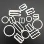 150 pcs/lot Nylon Coated Metal Lingerie Adjustment Strap Slides Hardware Sewing Clips Clasp Hooks for Bra STRP White Color (12mm) 150 pcs/lot Nylon Coated Metal Lingerie Adjustment Strap Slides Hardware Sewing Clips Clasp Hooks for Bra STRP White Color (12mm)
