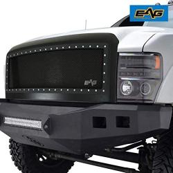 EAG Rivet Wire Mesh Packaged Grille Fit for 08-10 Super Duty F-250/F-350