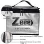 Zeee Lipo Safe Bag Fireproof Explosionproof Bag Large Capacity Lipo Battery Storage Guard Safe Pouch for Charge & Storage(8.46 x 6.5 x 5.71 in )
