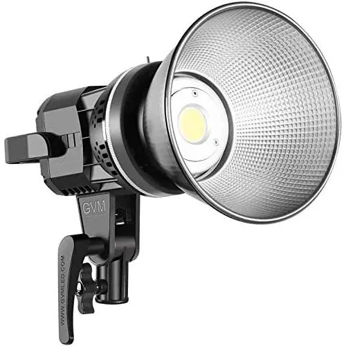 GVM 80W Portable LED Video Light White 5600K Daylight Balanced Video Light, CRI 97+ Continuous Lighting Bowens Mount for Video Recording, Children Photography, Outdoor Shooting GVM 80W Portable LED Video Light White 5600K Daylight Balanced Video Light, CRI 97+ Continuous Lighting Bowens Mount for Video Recording, Children Photography, Outdoor Shooting