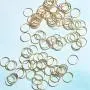 Waltz&F 14mm Golden Chandelier Connectors Split Ring Clips Pins for Fastening Crystals Parts, Chandelier Replacements 100pcs Waltz&F 14mm Golden Chandelier Connectors Split Ring Clips Pins for Fastening Crystals Parts, Chandelier Replacements 100pcs