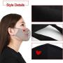 Fashion Cotton Face Protection Unisex Washable Reusable with Cute Heart Pattern