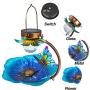 Birdream Solar Bird Feeder for Outside Hanging Wild Birdfeeders Seed Tray Outdoor Solar Powered Garden Light Metal Butterfly Decorative LED Landscape Lighting Waterproof 9.5 Inch Dia for Yard Birdream Solar Bird Feeder for Outside Hanging Wild Birdfeeders Seed Tray Outdoor Solar Powered Garden Light Metal Butterfly Decorative LED Landscape Lighting Waterproof 9.5 Inch Dia for Yard